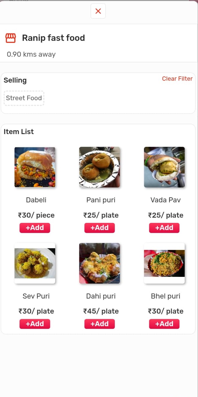 Vendor App